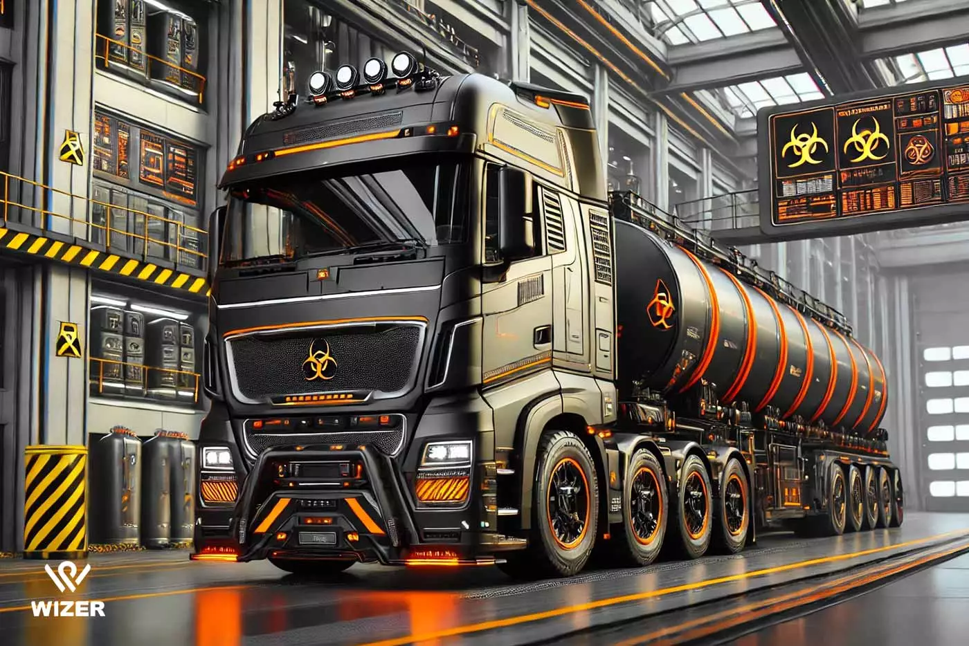 ردیاب خودرو برای ماشین حمل و نقل مواد شیمیایی