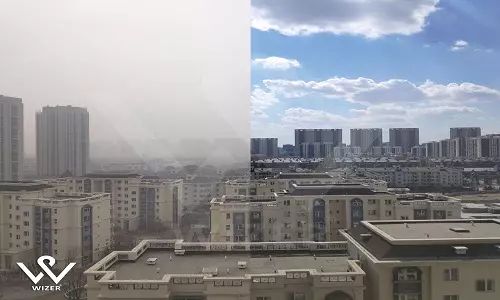 مقایسه هوای پاک و آلوده