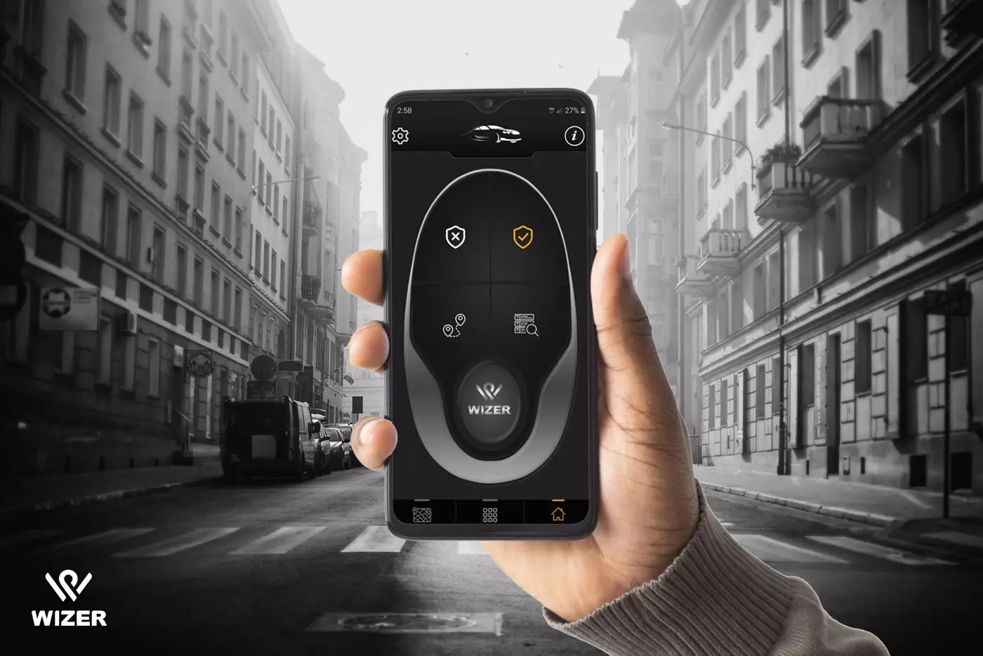 اپلیکیشن وایزر برای ردیابی خودرو پراید