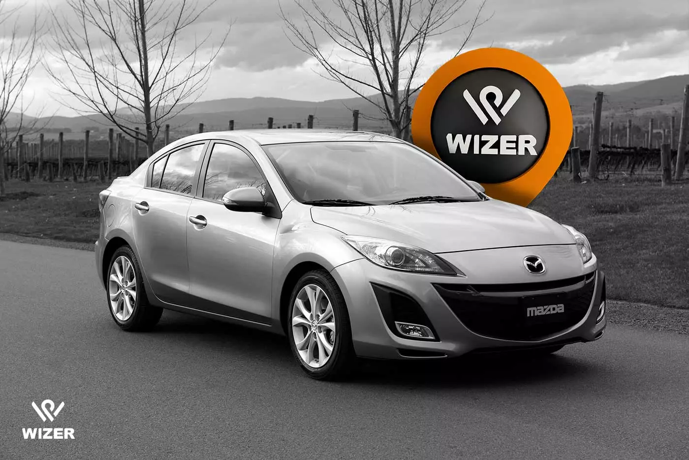 استفاده از جی پی اس وایزر در مزدا 3