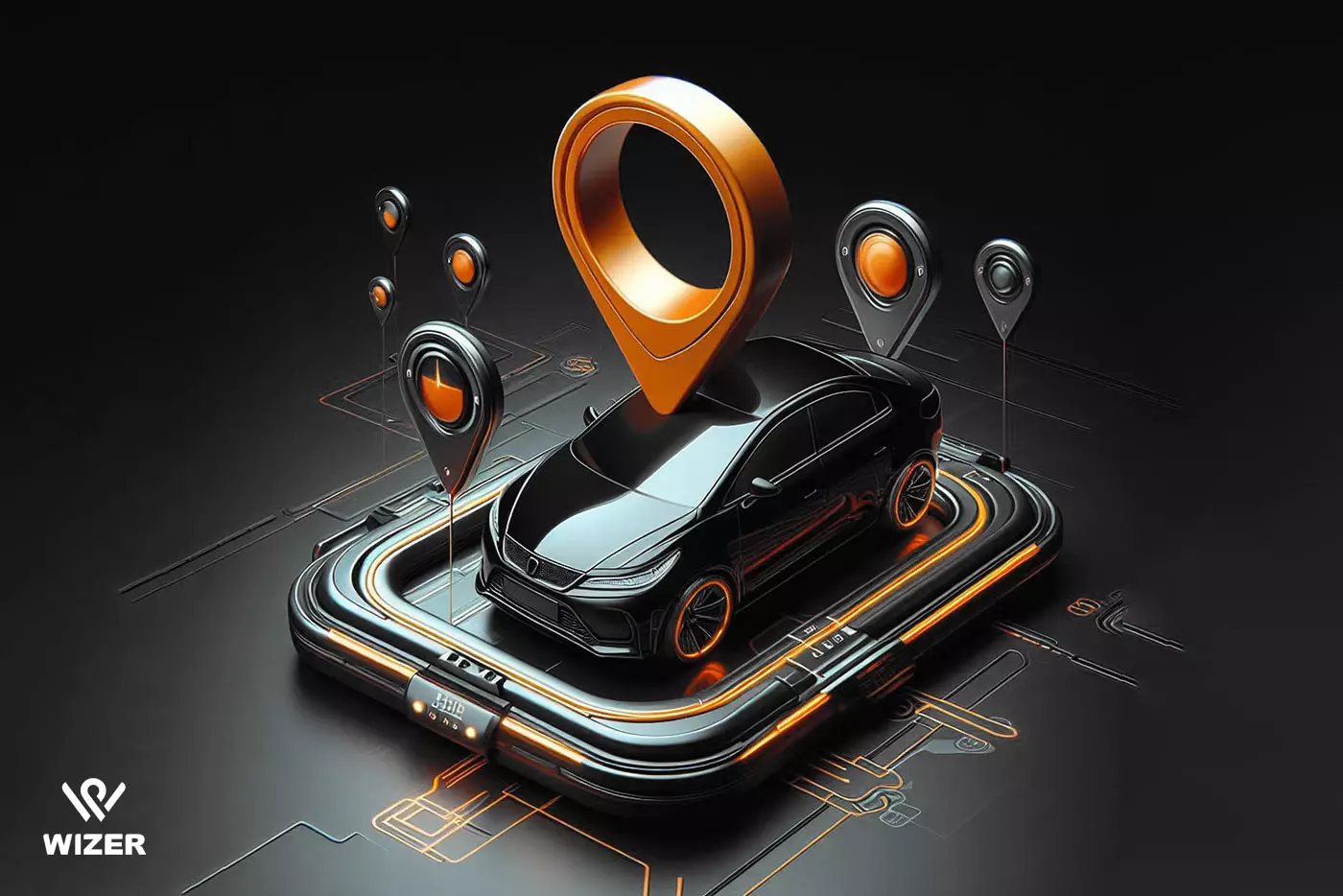 ردیاب جی پی اس در شرکت های اجاره و رنت خودرو