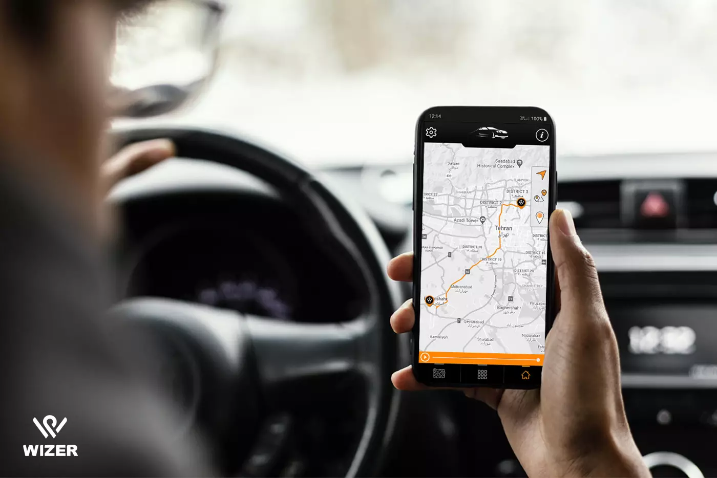 ردیاب خودروهای سبک و سنگین وایزر