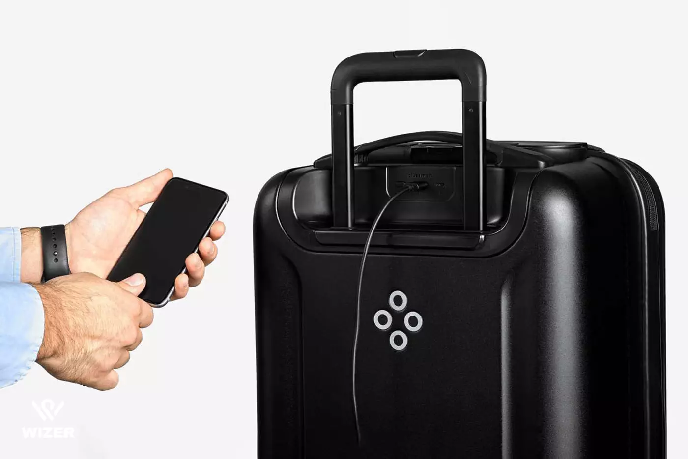 چمدان هوشمند مجهز به ردیاب جی پی اس