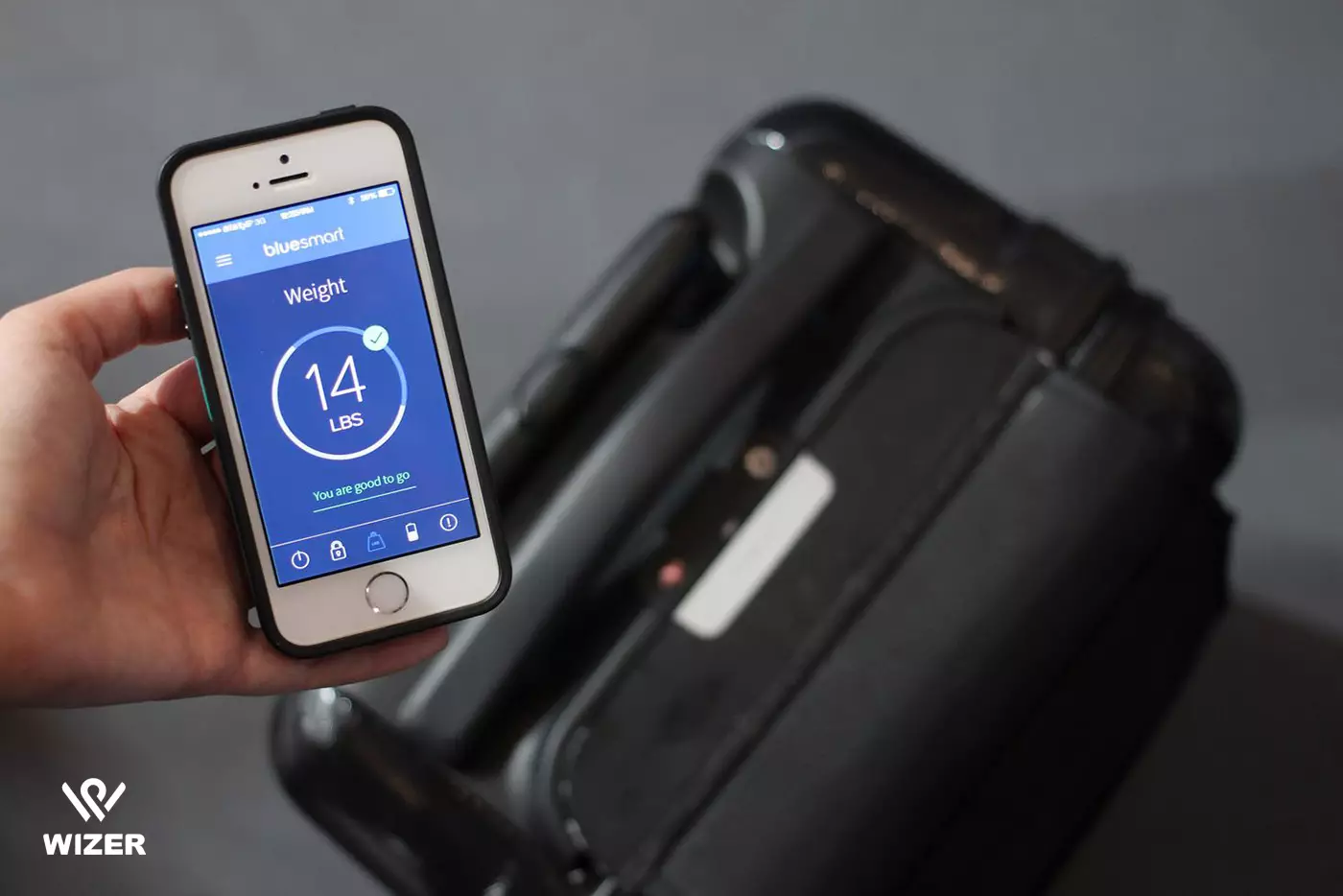 چمدان هوشمند مجهز به ردیاب جی پی اس